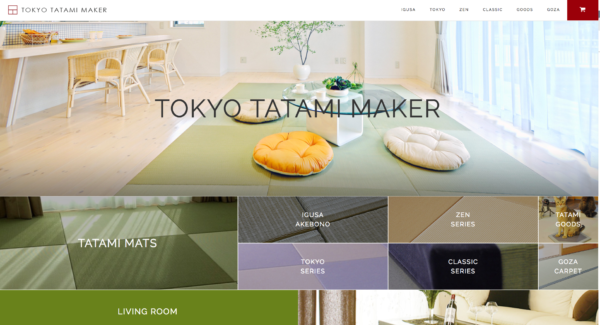 Introduction of website that tatami can buy