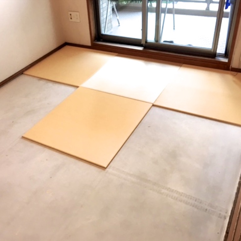 From the arrival of the ordered tatami to the regeneration into a new room