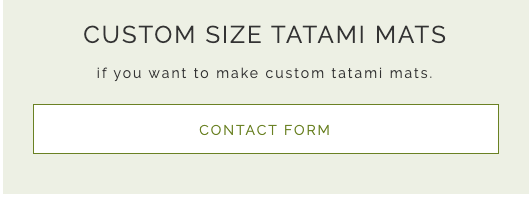 custom size tatami mats